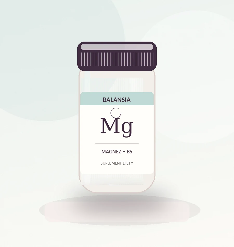 Wizualizacja opakowania Balansia Magnesium B6